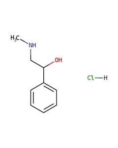 Astatech 2-(METHYLAMINO)-1-PHENYLETHANOL HCL; 1G; Purity 97%; MDL-MFCD00050581